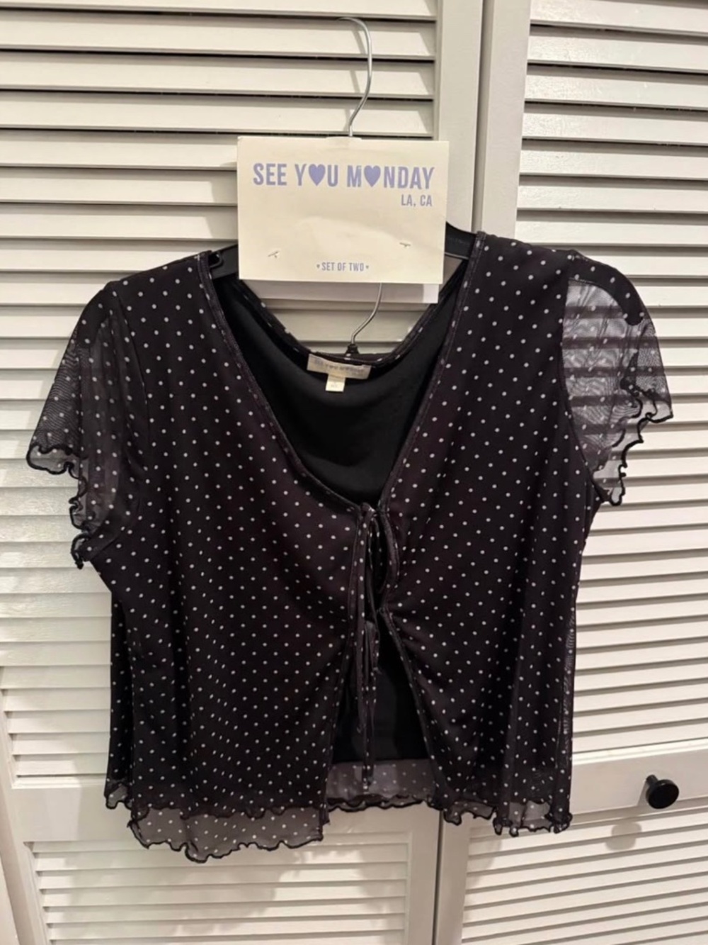 Polka Dot Skirt and Shirt Set NWT